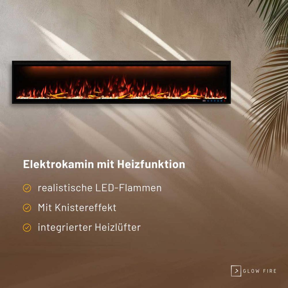 Electric wall fireplace Smart Wall 100